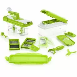 Geniu Kiwi; Brandneu Set Gemüseschneider Nicer Dicer Plu Zwiebelschneider A33887 (21Tlg)