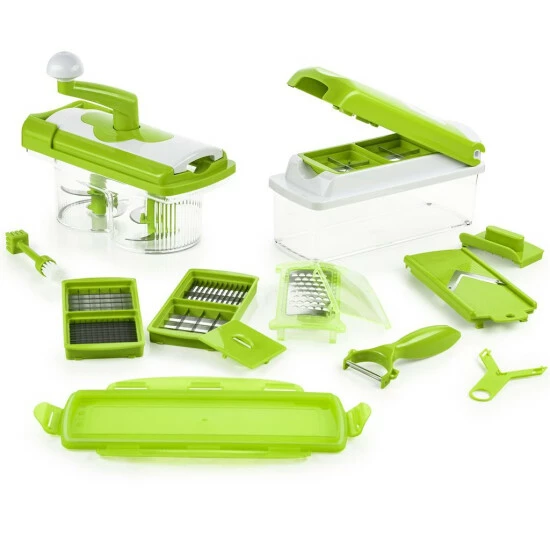 Geniu Kiwi; Brandneu Set Gemüseschneider Nicer Dicer Plu Zwiebelschneider A33887 (21Tlg) 3 Geniu Kiwi; Brandneu Set Gemüseschneider Nicer Dicer Plu Zwiebelschneider A33887 (21Tlg)