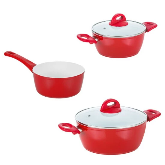 ???? Genius Cerafit Set Kochtopf A24429 Keramik-Beschichtung; 5-Tlg 20 24 Cm 18 Cm Style 3 ???? Genius Cerafit Set Kochtopf A24429 Keramik-Beschichtung; 5-Tlg 20 24 Cm 18 Cm Style