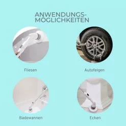 | ???? ???? Geniu Scrub Universal-Bürste 5 Teile 3000 300 Upm Bad Küche, Reinigungs-Borst Turbo Haushalt Elektronisch